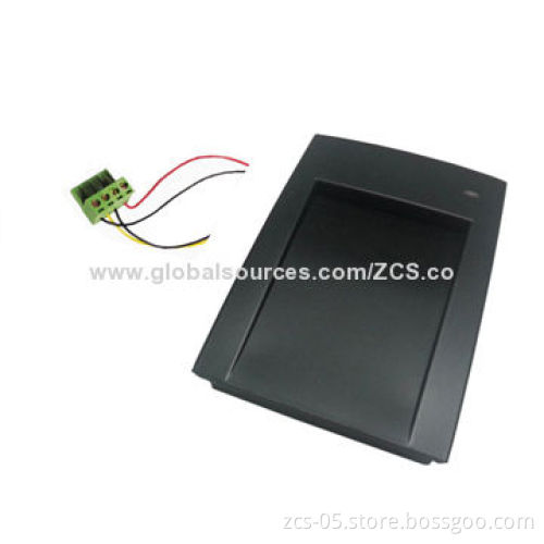 Wiegand Interface RFID Reader/Writer, CE, FCC-certified, Gray and Black